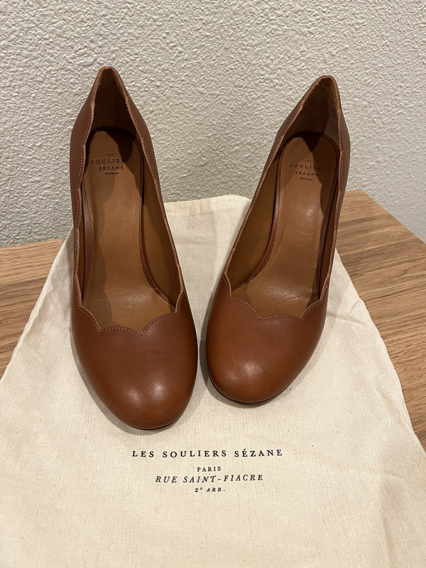 Sezane Heels, Size 41 (9.5). 