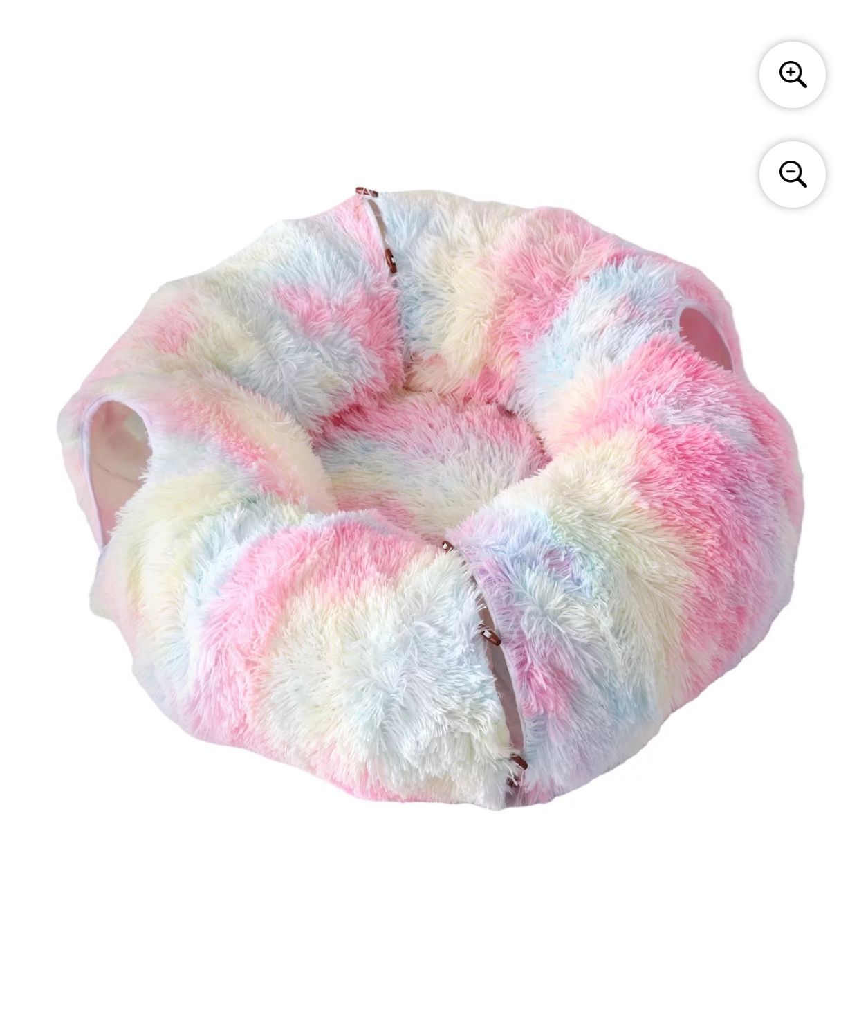 Cat Tunnel Bed Cat Toy Collapsible Cat House for Kitten Small Animals Ferret Colorful