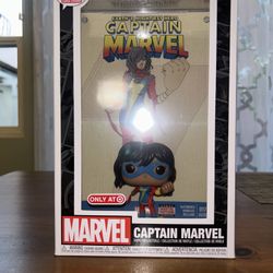 Funko Pop! Comic Covers Marvel Captain Marvel #17 Vinyl Figurine Boxed