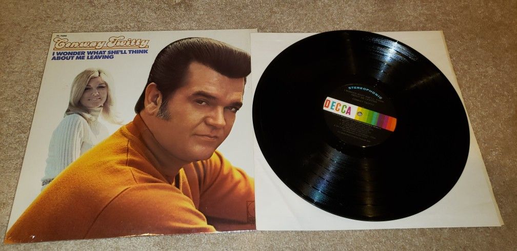 DL 75292 Conway Twitty - I Wonder What She'll Think About Me Leaving  vinyl record 