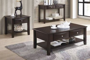 3 Piece Coffee Table set $399.99 or $40 down