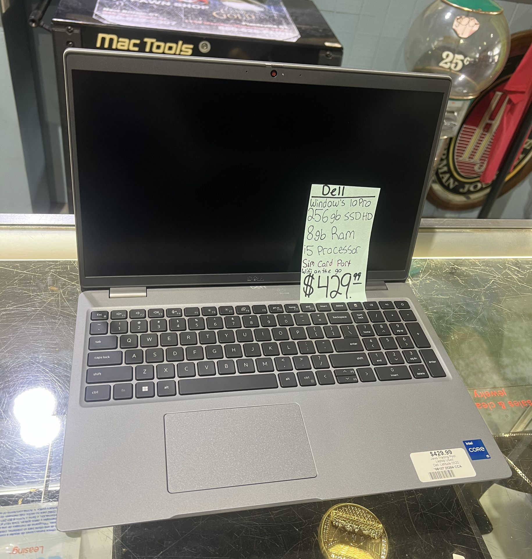Dell laptop pick up only with SIM card port! 