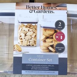 Brand New Better Homes & Gardens 2 Pack Container Set