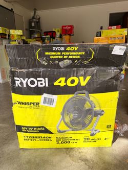 Ryobi fan