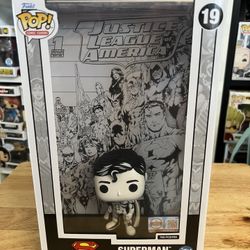 IN HAND ONLY 750 PCS Superman Justice League Sketched Funko Pop Comic Cover #19