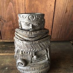 Ceramic Aztec Influence   Art Decor 