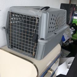 Cat cage medium size little rusty just needs a little cleaning but in good shape $15