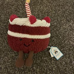 Red Velvet Jellycat Cake