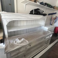 2 Piece Entertainment Center Magnolia Farms 