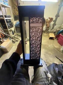 Creative Outdoor Lanterns with Waterproof Black Metal Panels