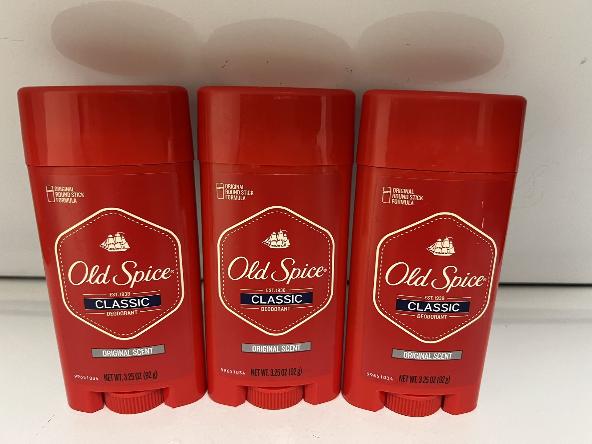 Old Spice deodorant Classic all 3 x $10