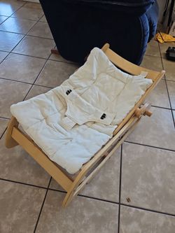Wooden rocking chair
