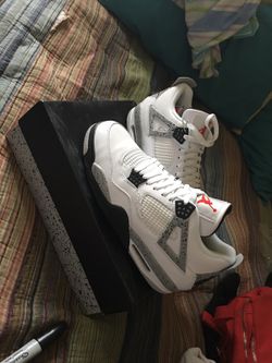 Air Jordan 4 cement Grey sz12
