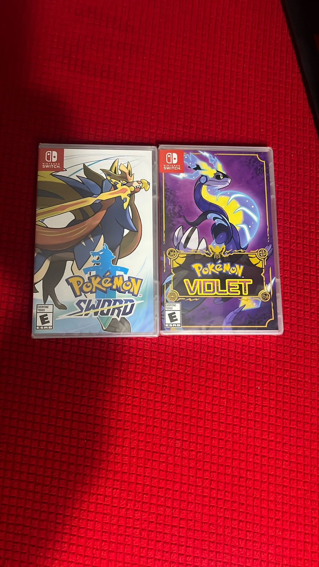 Nintendo Switch Games. Pokémon Sword, Pokémon Violet. Brand New, Factory Sealed