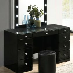 Avery Black Vanity

