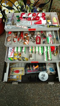 Fishing gear, vintage and new old stock