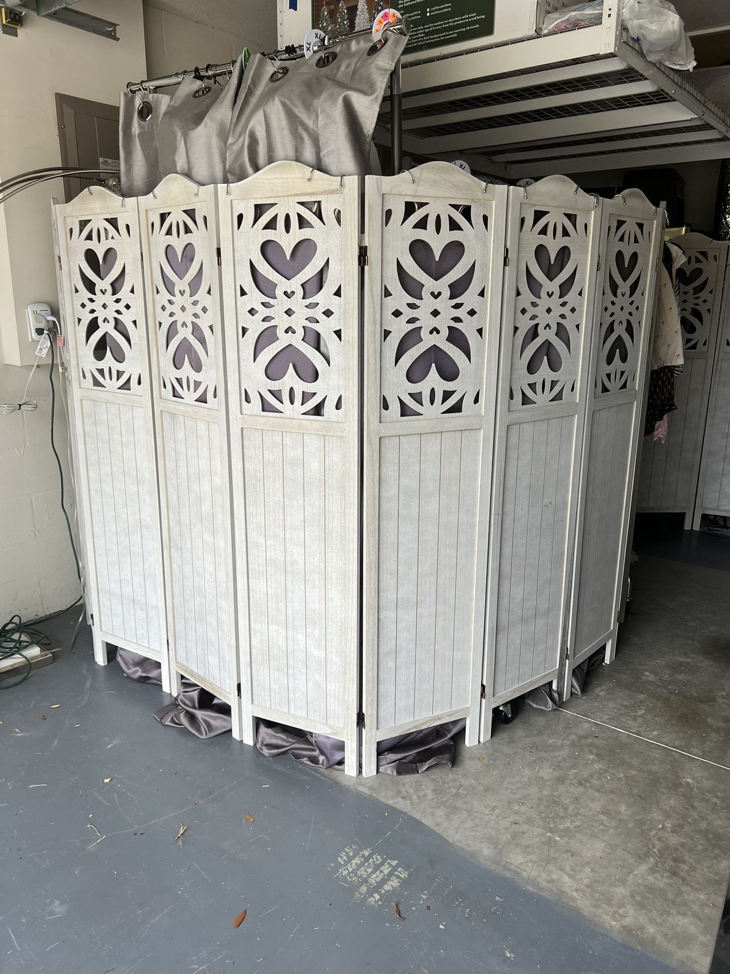 🌟Beautiful 6 Panel Wood Room Divider 🌟