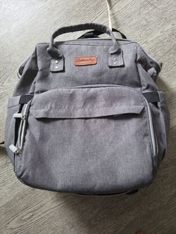 Bekommling Gray Diaper Bag Backpack