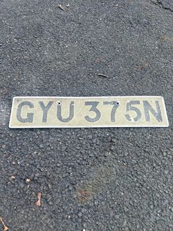 License plate