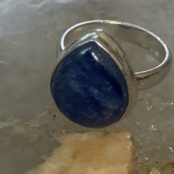 NWOT Kyanite Sterling Silver Ring Size 5.75