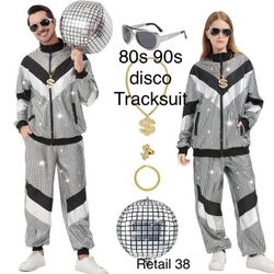 70s 80s 90s Tracksuit Workout Themed Party Halloween Adult XL 