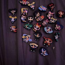Power Puff Girls Croc Charms 