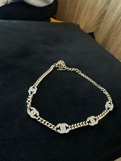 CC chanel choker necklace