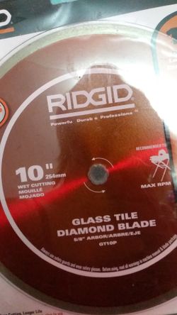 10 inch glass tile Diamond blade