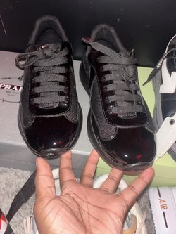Prada Sneaker Cup Shiny Size 7.5 8 Fit Small