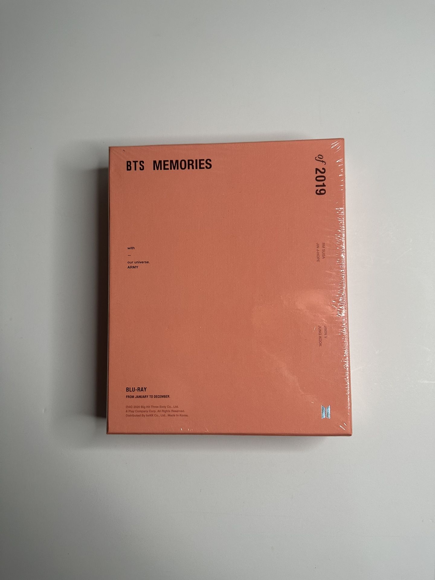 BTS [MEMORIES OF 2019] DVD Full Package BRAND NEW SEALED