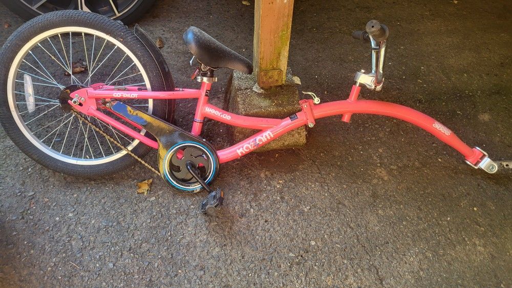 Tag Along Bike
