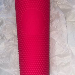 Hot Pink Studded Starbucks Cup
