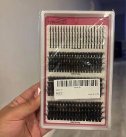 eyelash clusters