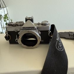 Olympus OM 1 Film Camera w/ Lenses