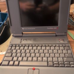 Texas Instruments Travelmate 4000M Color Vintage Laptop With Floppy Drive Untest