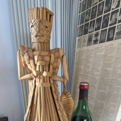 Vintage Wine/ Liquor Bottle Cover 17”