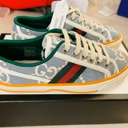 Gucci Sneakers Size 6.5 Tennis 1977 Sherry Line GG