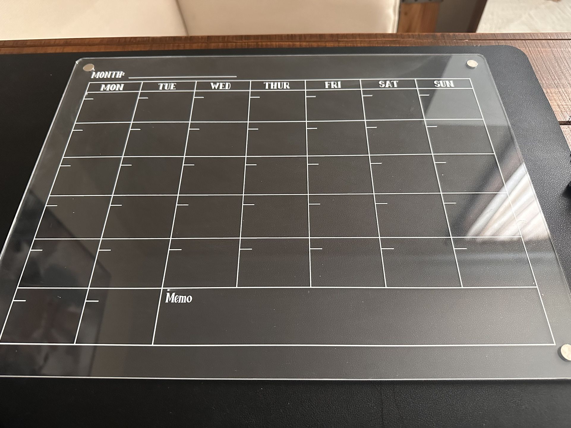 Magnet Acrylic Calendar