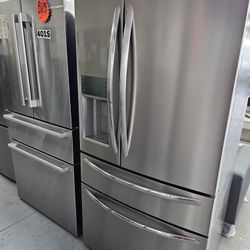 Fridgedaire French 4 Door Refrigerator Like New 