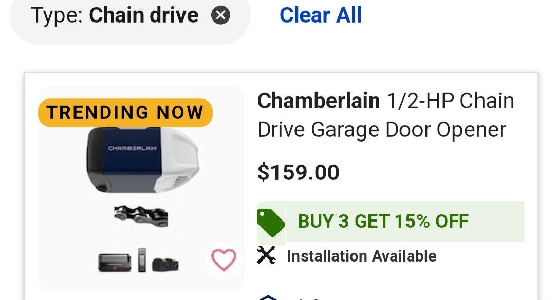 Chamberlain  Garage Door Opener