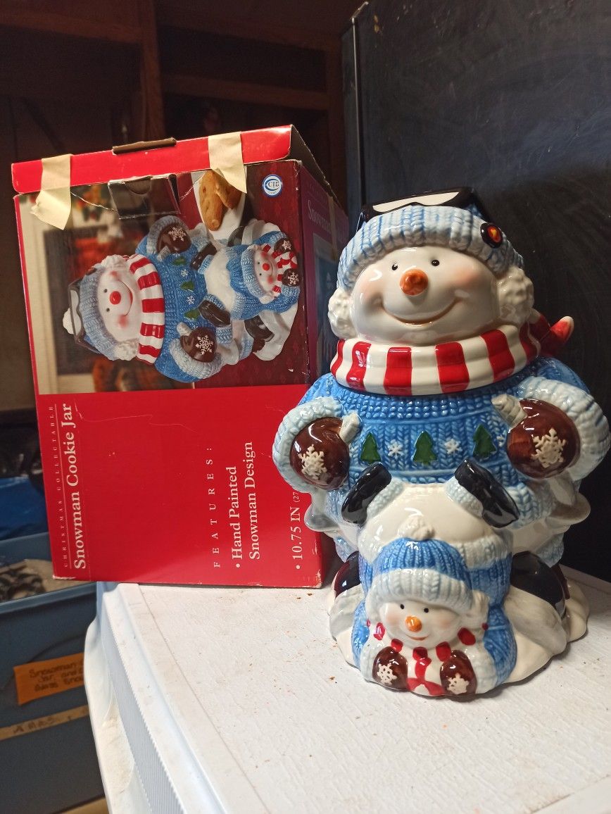 Snowman Cookie Jar