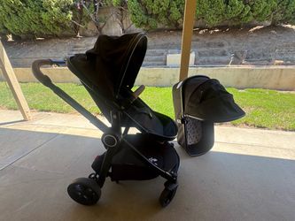 Black Mompush Ultimate Stroller