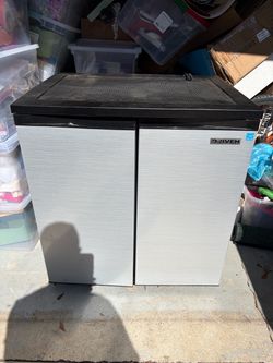 Driven Double Door Mini Fridge