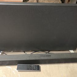 Vizio Soundbar And Subwoofer 