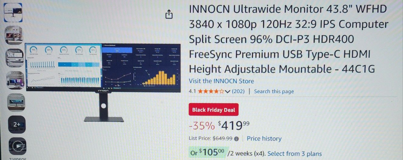 Large Computer Monitor