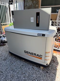 Generac 22kw generator with transfer switch