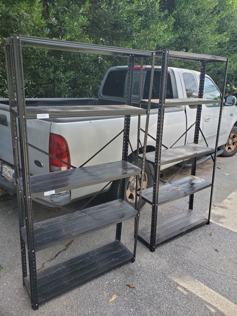 6 Feet Tall,  3 Feet wide metal shovels for storage 