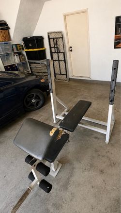 Olympic weight set with bench & bar!!