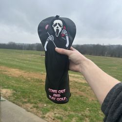 Skull driver headcover 