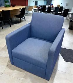 Blue Upholstered Executive Lounge Chair – Starting from $200
